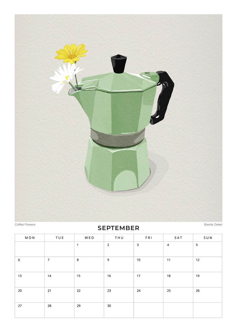 The Art of Every Day Life Kalender von Giselle Dekel