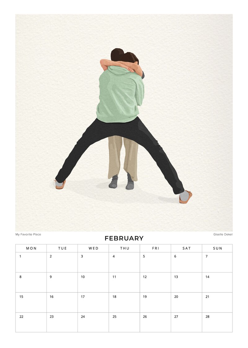 The Art of Every Day Life Kalender von Giselle Dekel