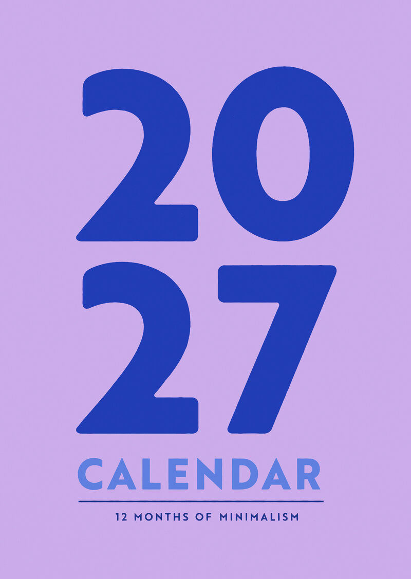 Moderner Minimalismus Terminplaner 2027
