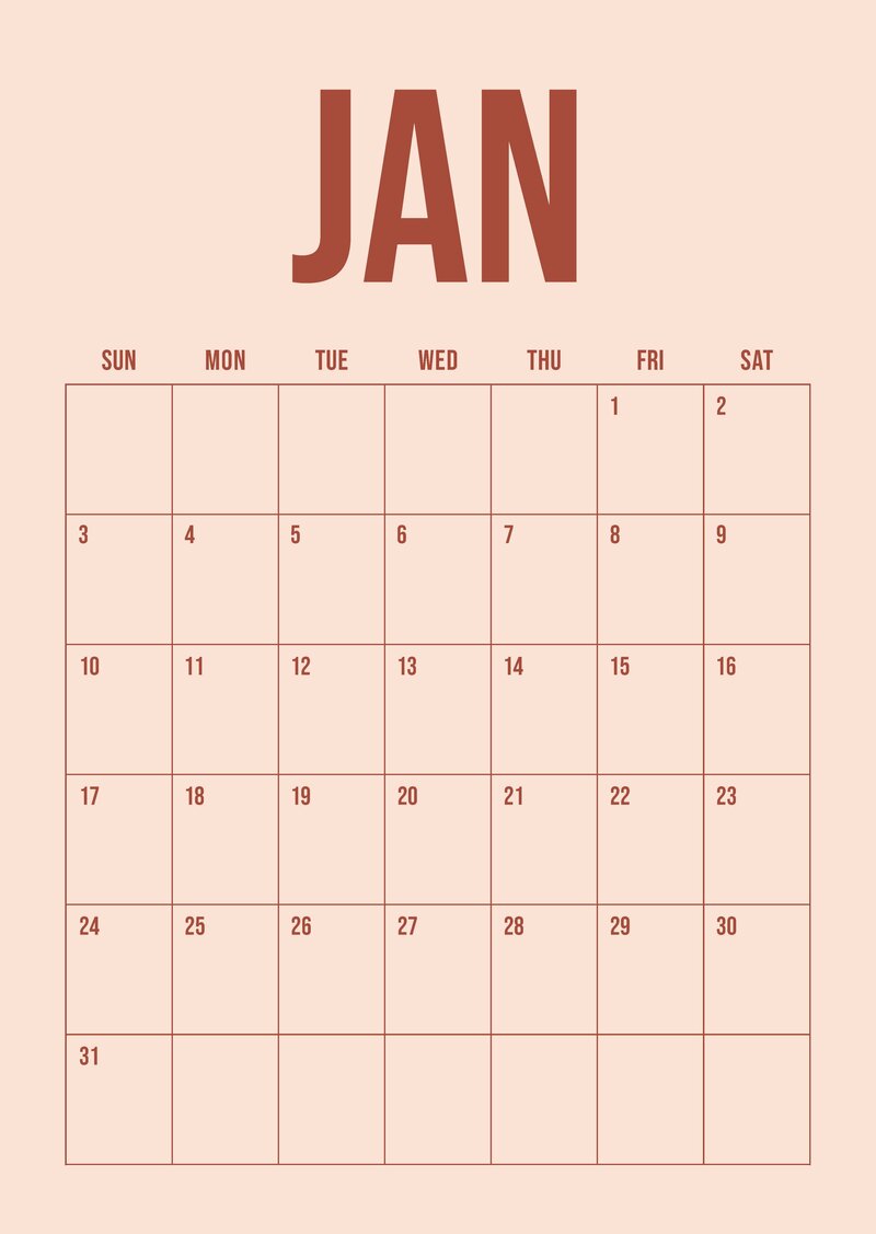 Vintage Minimalismus Terminplaner & Organizer 2027