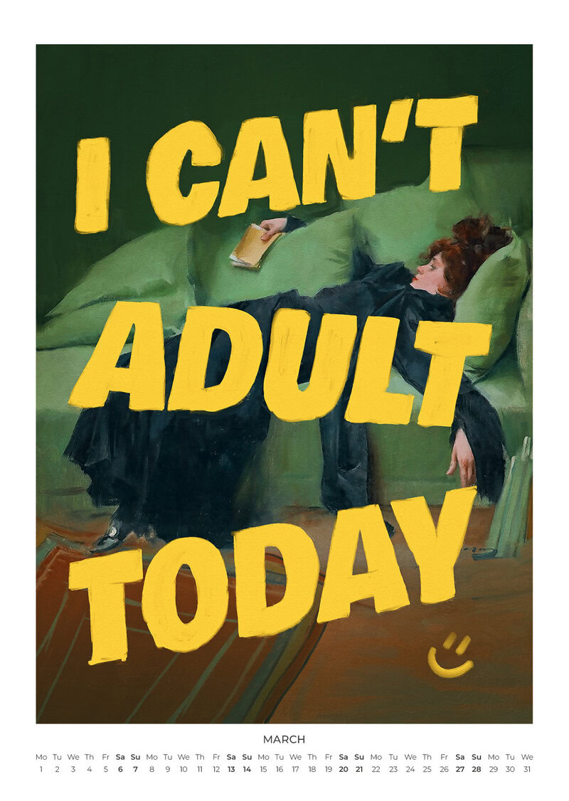 I Can't Adult Today Kalender 2027 von Jonas Loose
