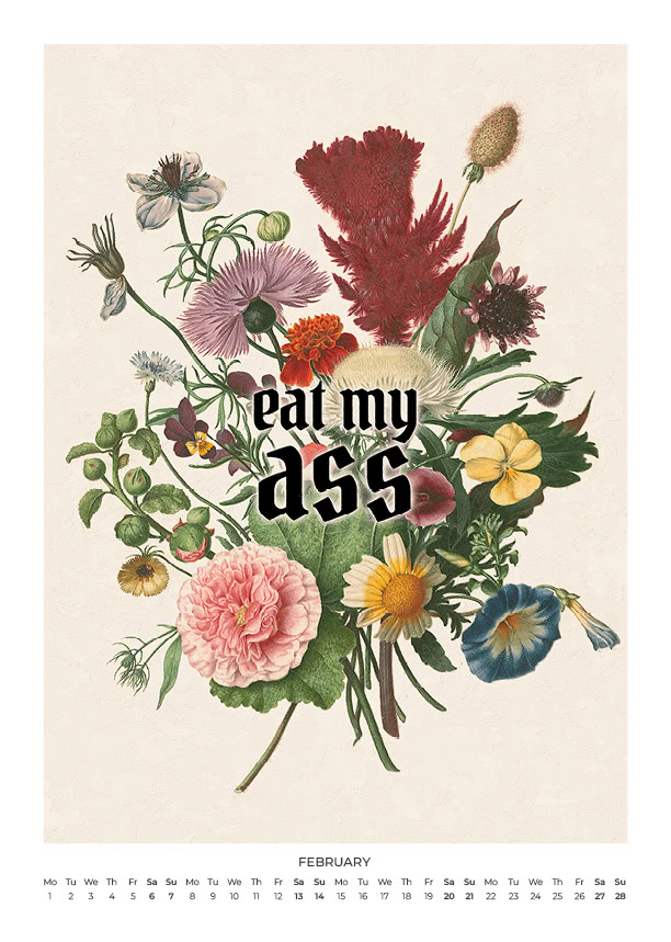 Watch Me Bloom Wandkalender 2027