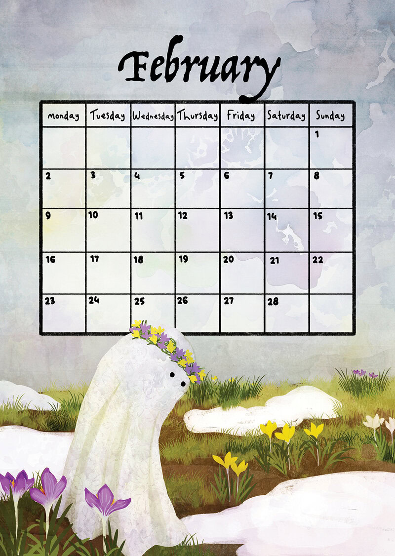 Walter & the Nature Ghosts Kalender 2026 by Katherine Blower