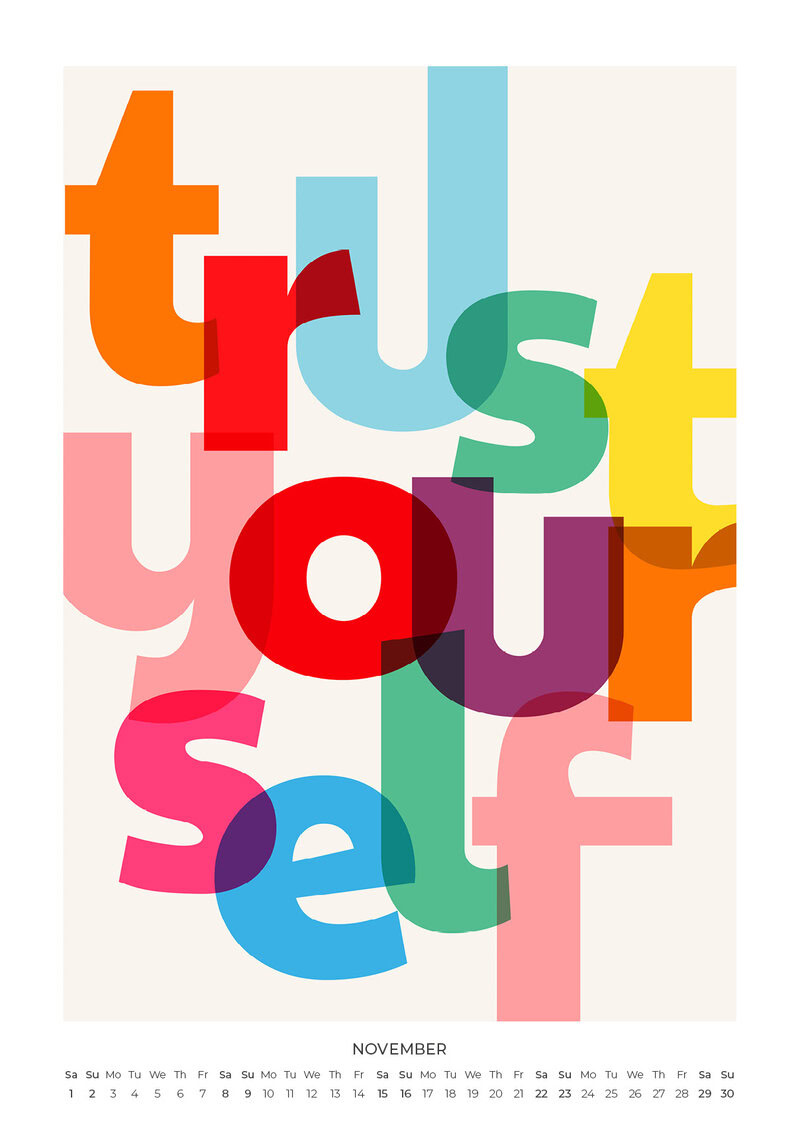 2026 Art Meets Type Calendar