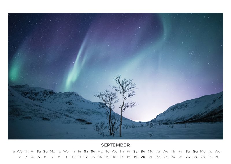 2026 Northern Lights Calendar