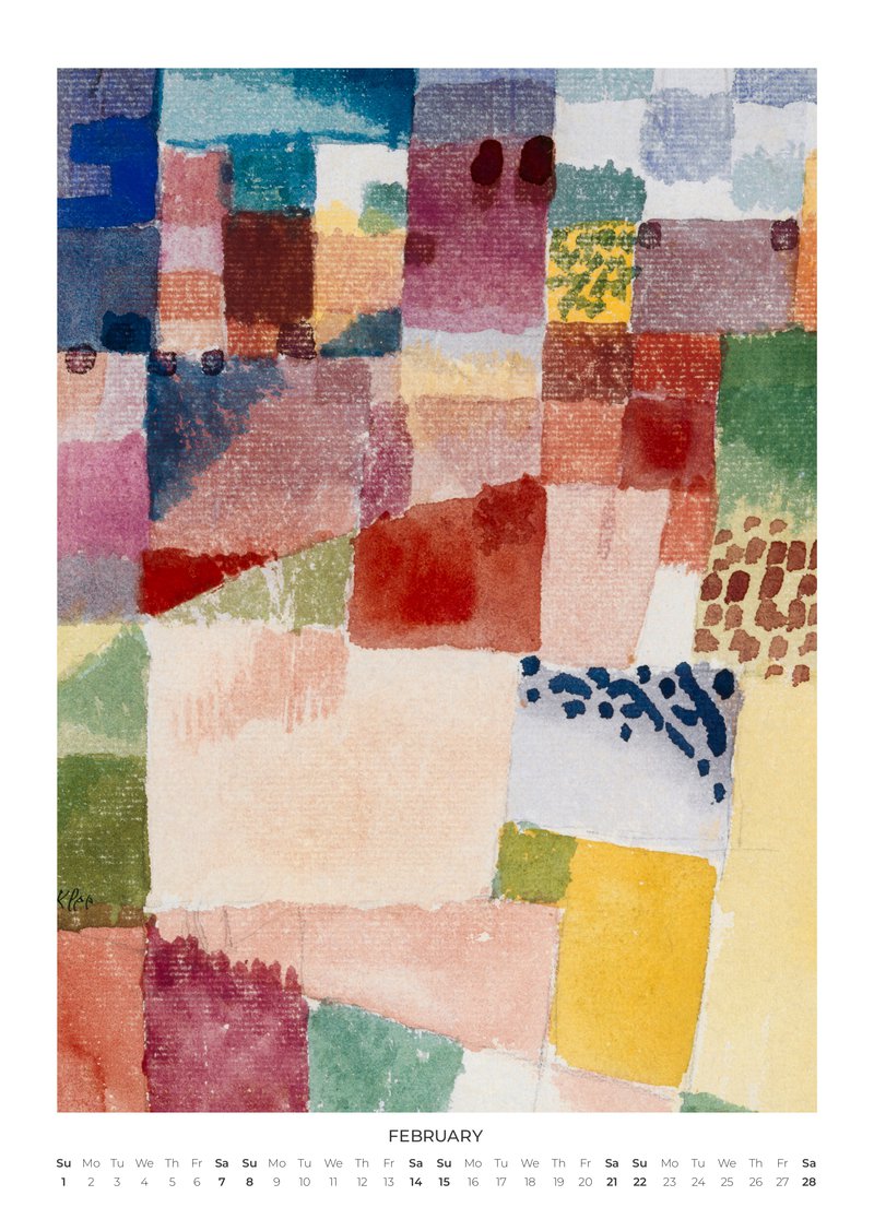 2026 Paul Klee Art Calendar