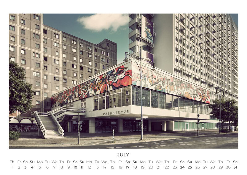 Berlin Calendar 2027 by Michael Belhadi