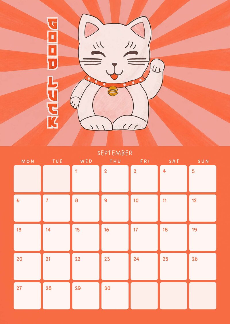 Cat Life Calendar 2027 by ShowMeMars