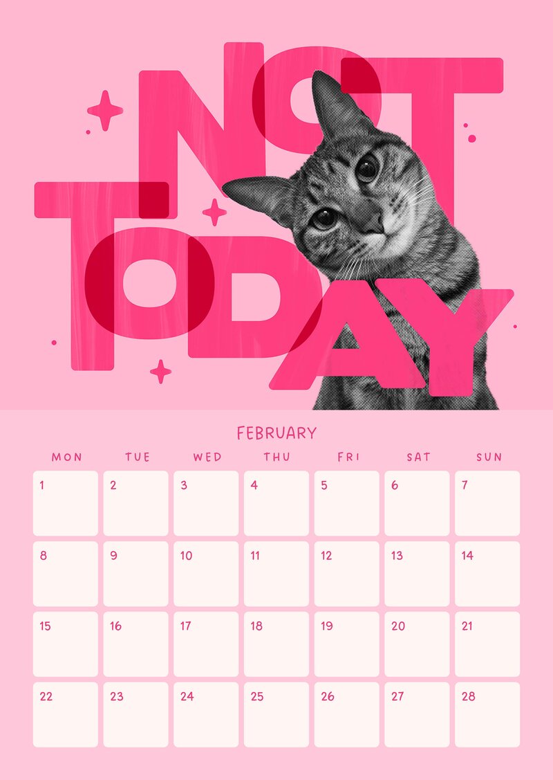 Cat Life Calendar 2027 by ShowMeMars