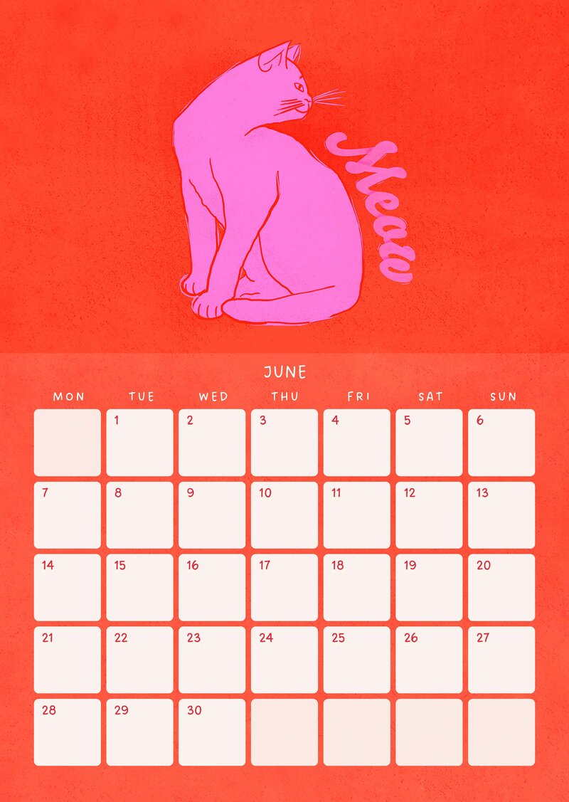 Cat Life Calendar 2027 by ShowMeMars