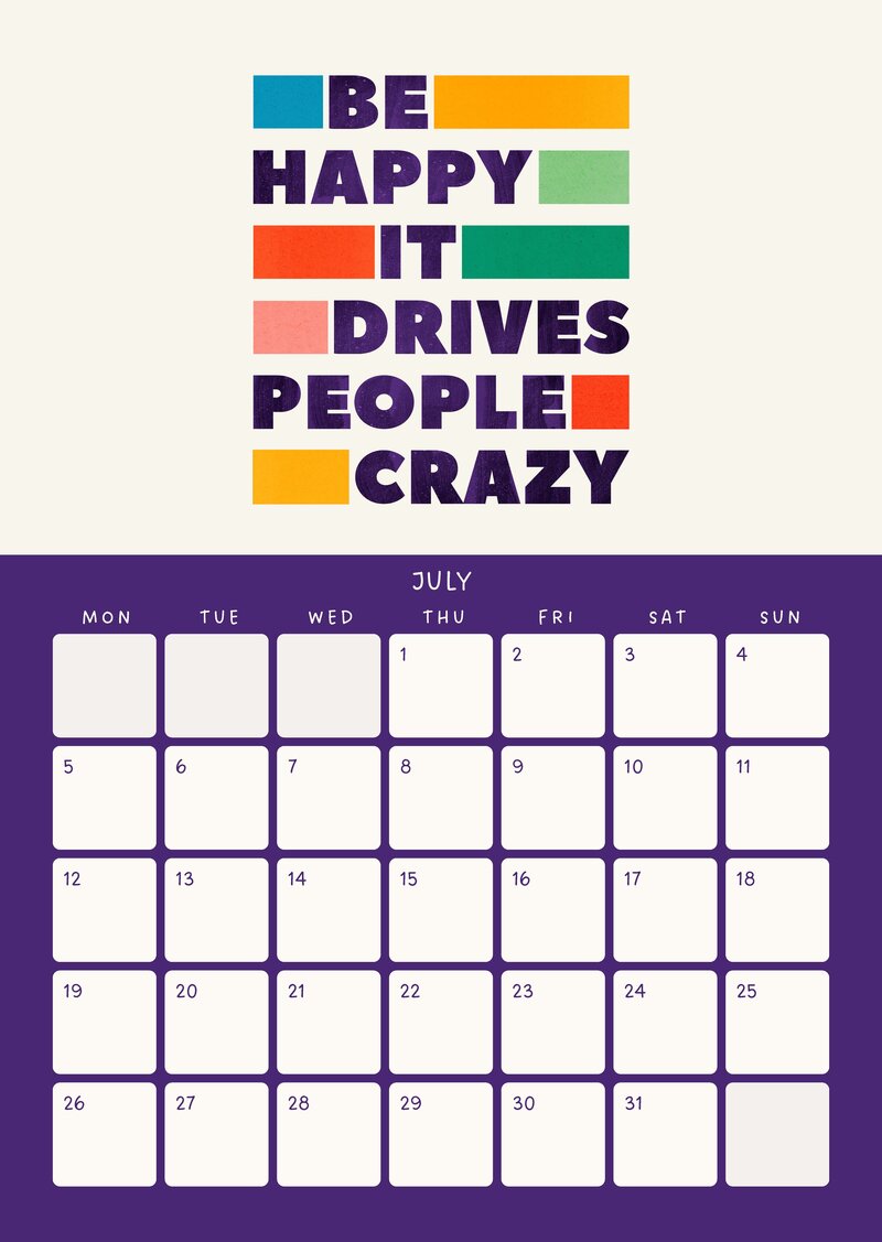 Have a Good Day – Positive Quotes Calendar 2027