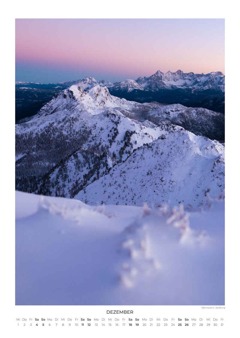 The Power of the Mountains Calendar 2027 by Sebastian Scheichl
