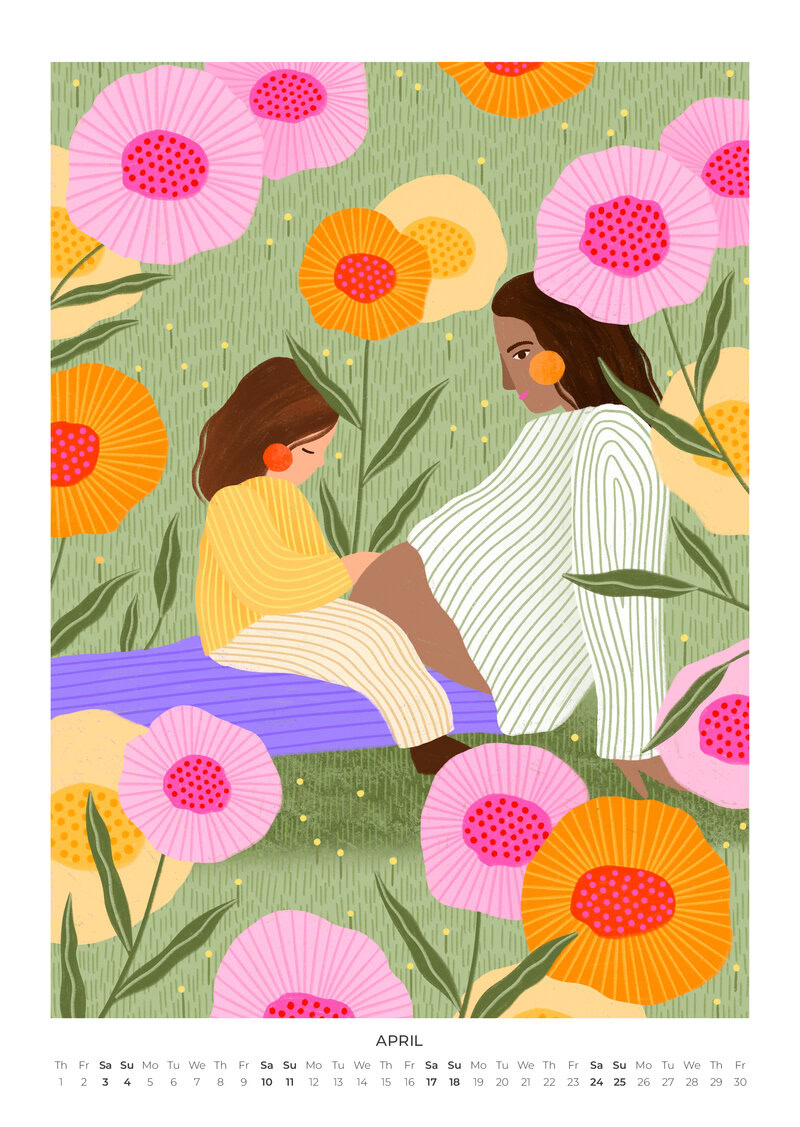 A Year of Motherhood Kalender 2027 von Bea Müller