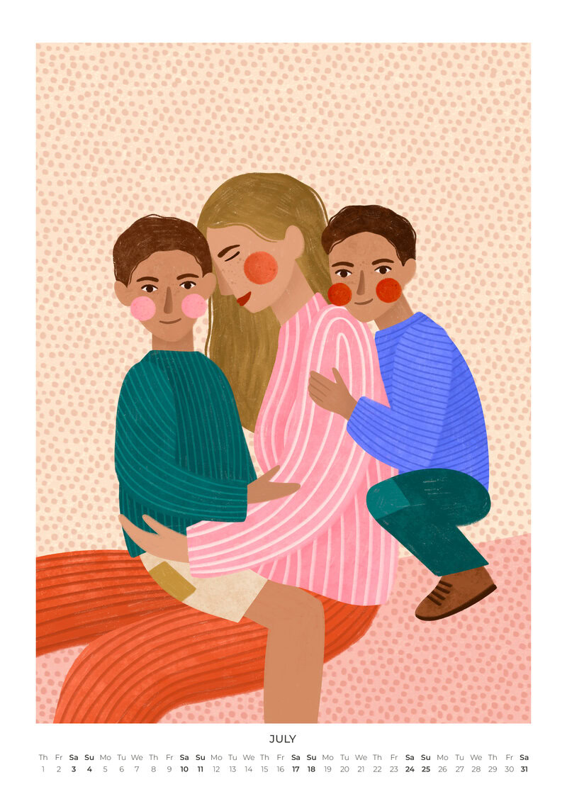 A Year of Motherhood Kalender 2027 von Bea Müller