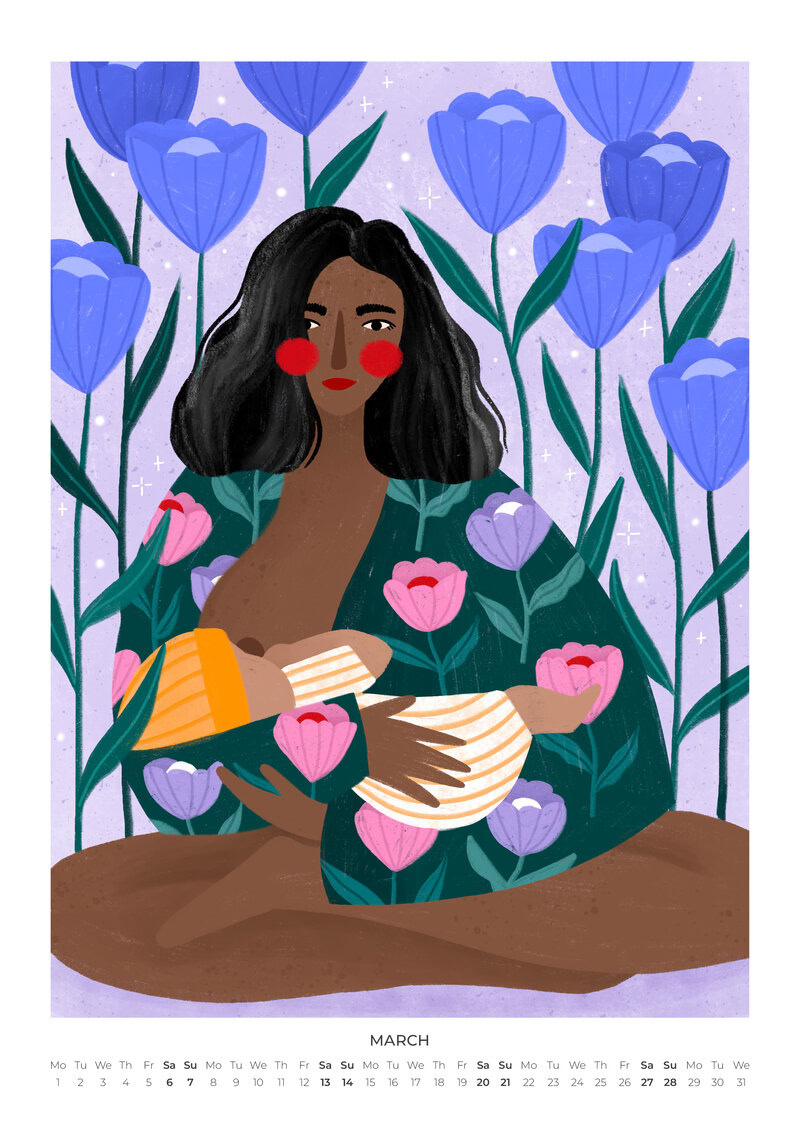 A Year of Motherhood Kalender 2027 von Bea Müller