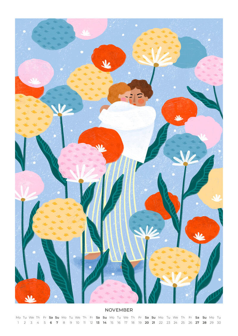 A Year of Motherhood Kalender 2027 von Bea Müller