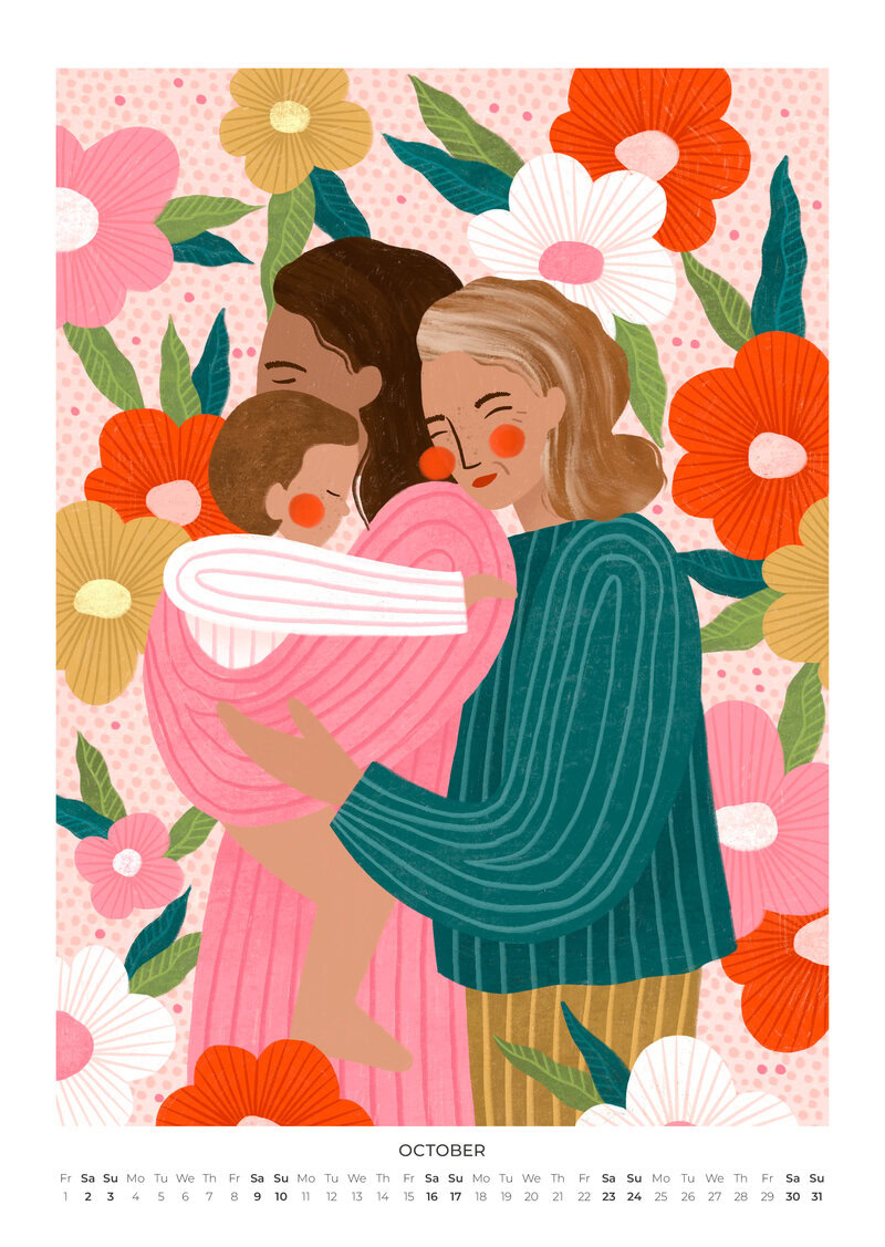 A Year of Motherhood Kalender 2027 von Bea Müller