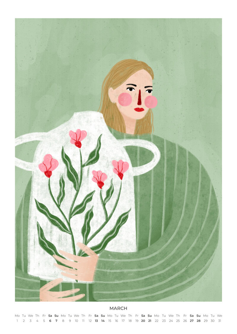 Modern Muse Calendar 2027 by Bea Müller