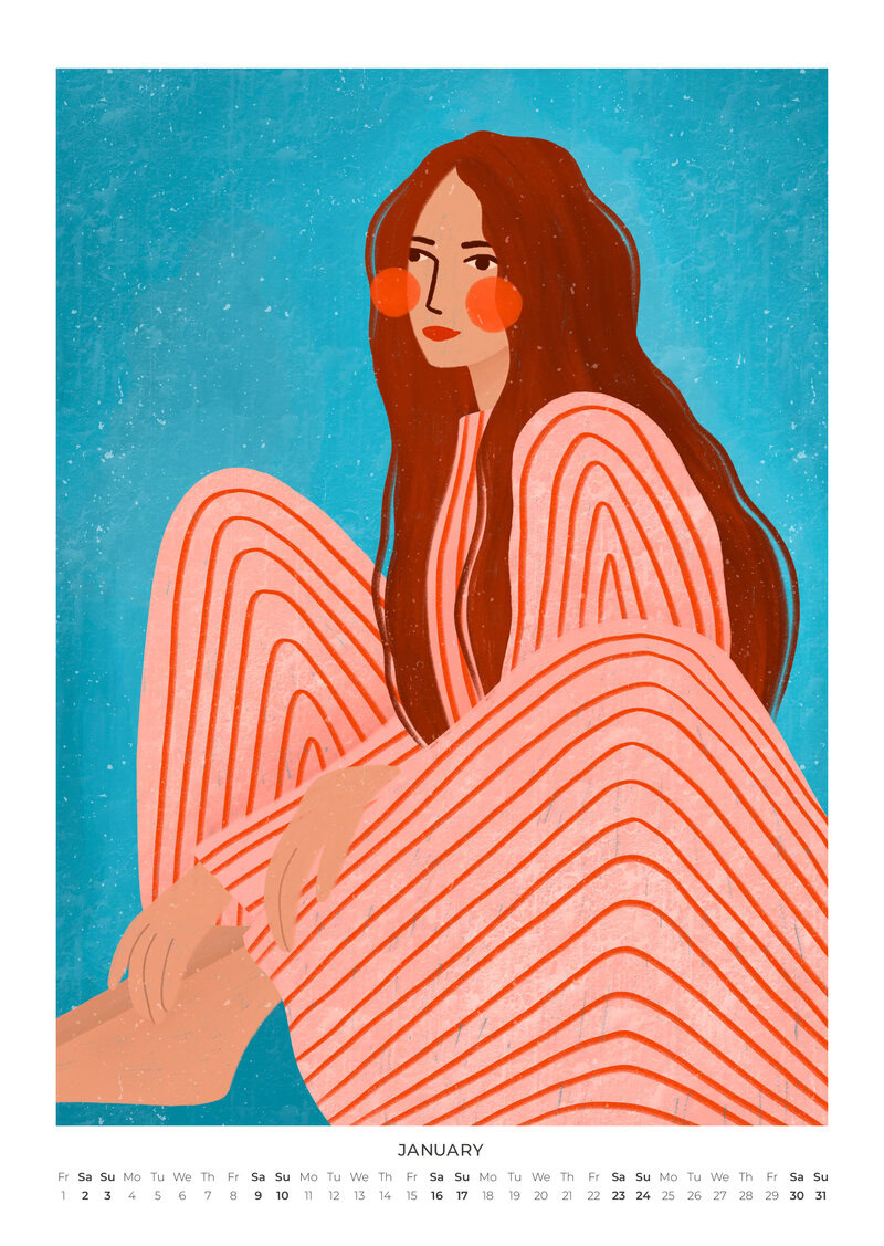 Modern Muse Calendar 2027 by Bea Müller