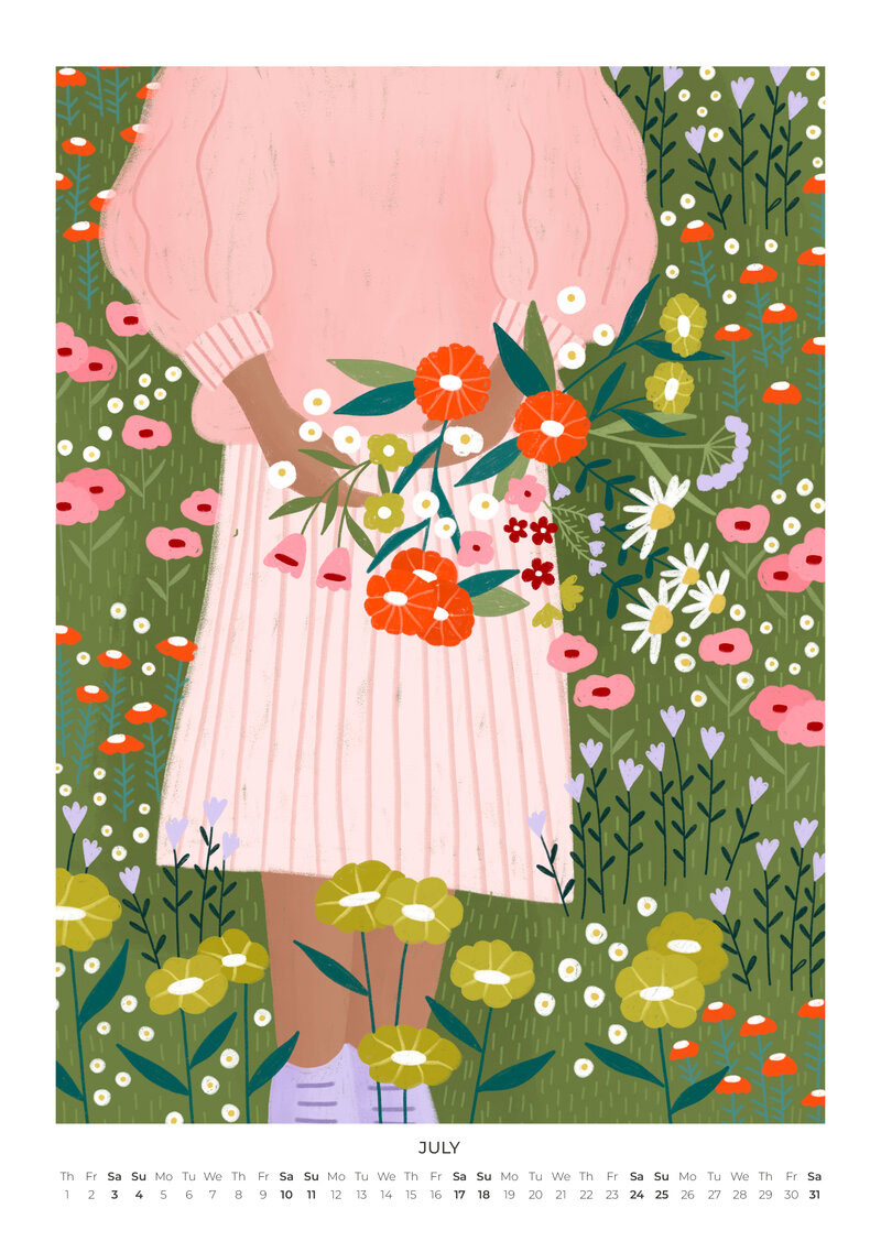 Flowers & Other Stories Calendar 2027 by Bea Müller