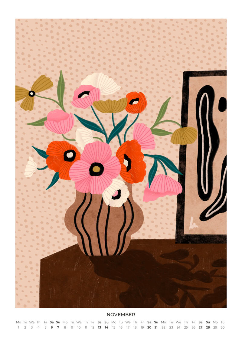 Flowers & Other Stories Calendar 2027 by Bea Müller