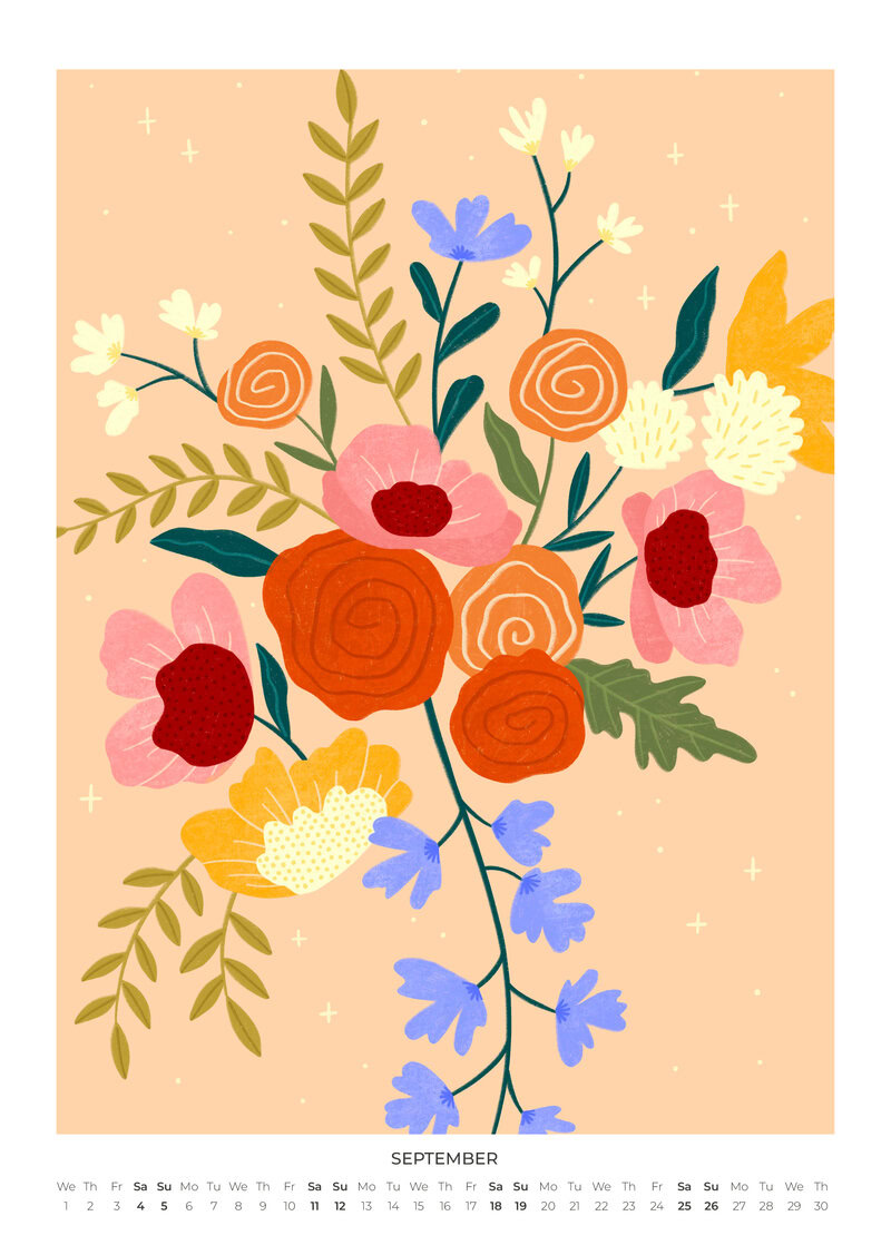 Flowers & Other Stories Calendar 2027 by Bea Müller