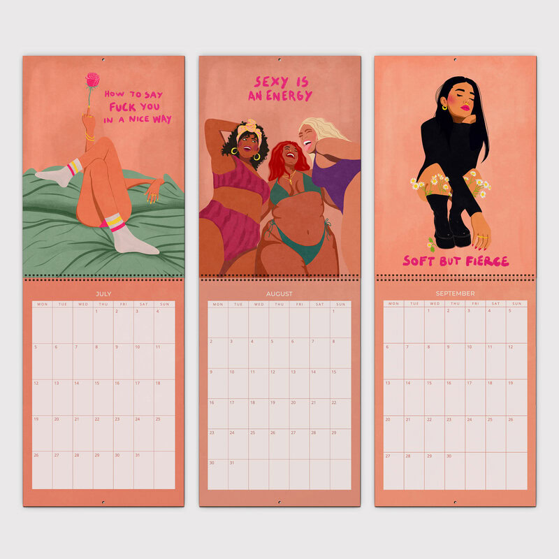 Strong Women Grow & Bloom Wall Planner & Organizer 2027
