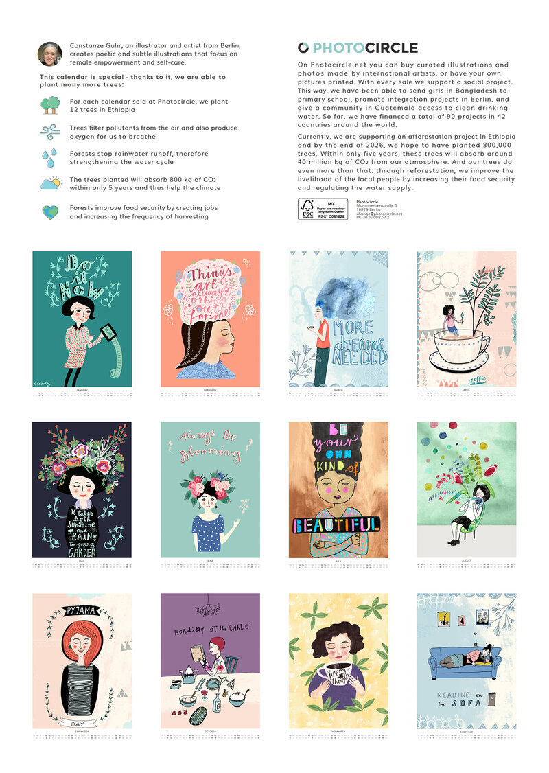 2026 Always Be Blooming Art Calendar