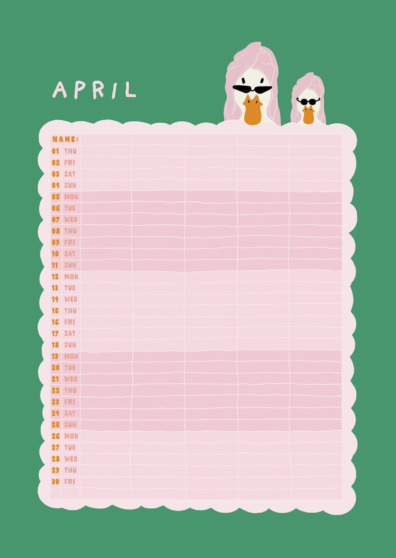 The Soul Hug Club Family Planner 2027 with 5 Columns