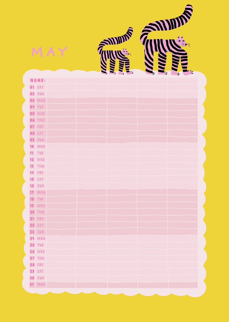 The Soul Hug Club Family Planner 2027 with 5 Columns