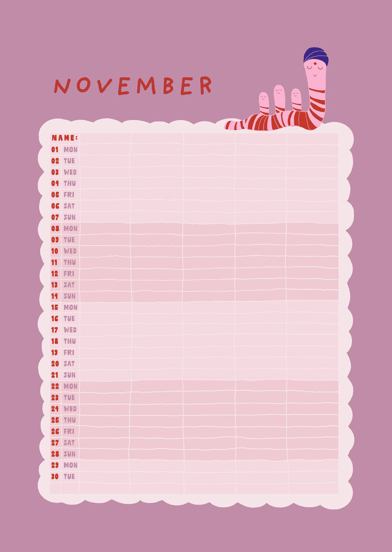 The Soul Hug Club Family Planner 2027 with 5 Columns