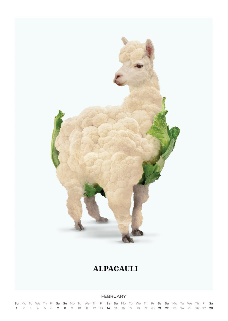 Foodimals Kitchen Calendar 2026