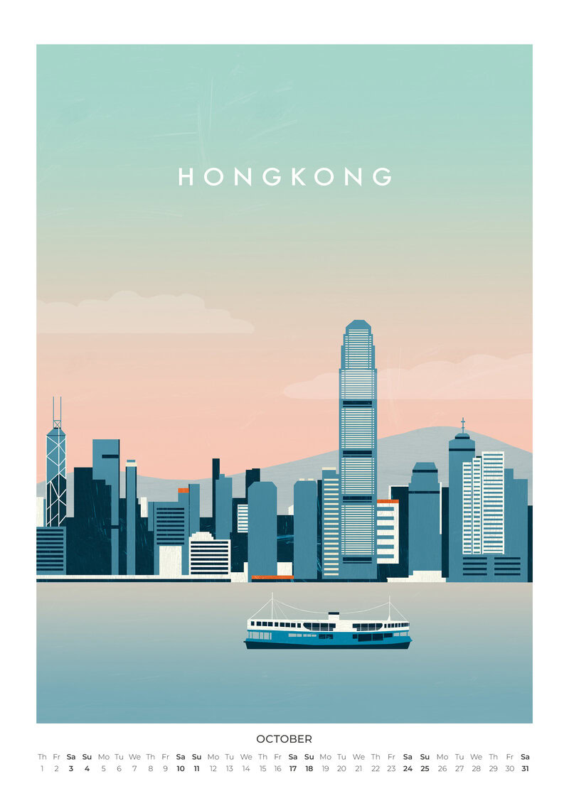2026 Wanderlust Travel Calendar