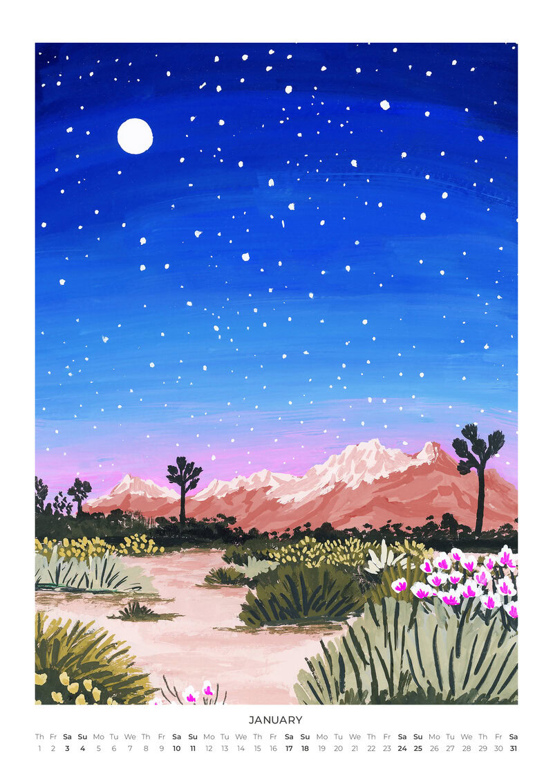 2026 Vibrant Landscapes Design Calendar