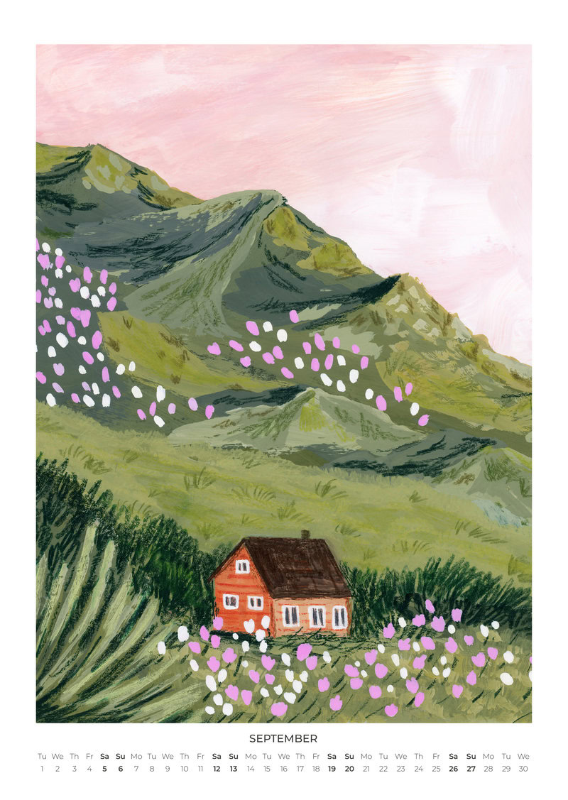 2026 Vibrant Landscapes Design Calendar