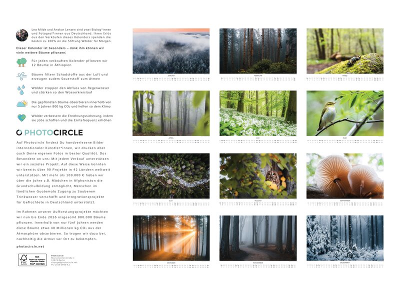 Deutschlands Wilde Wälder Calendar 2026