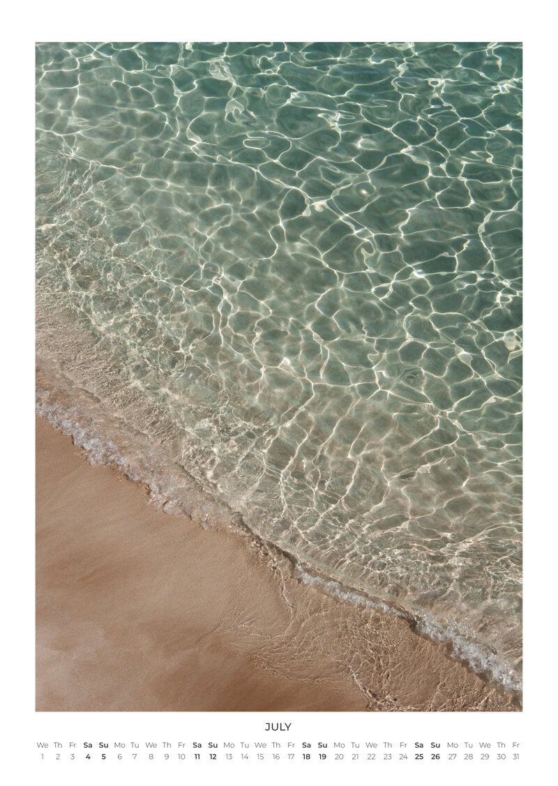 2026 Simple Serenity Calendar