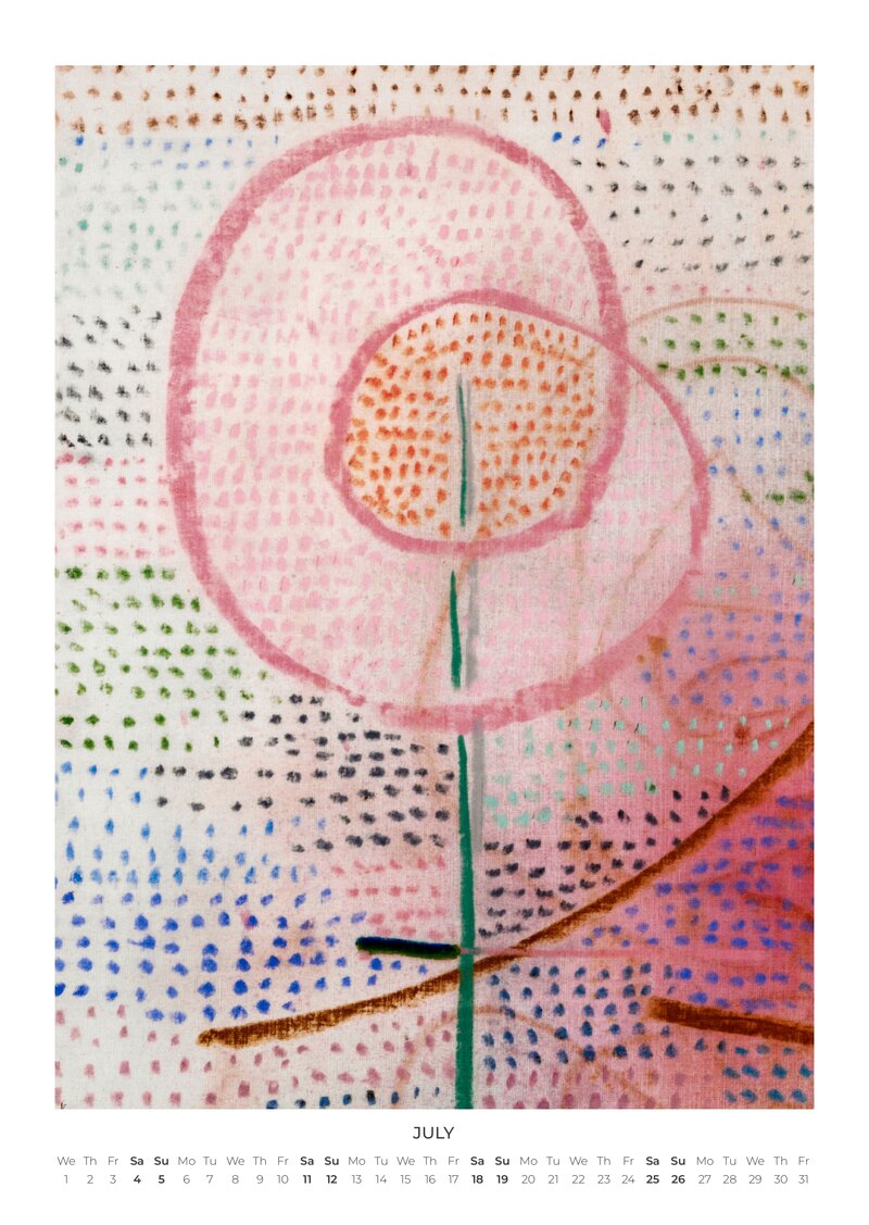 2026 Paul Klee Art Calendar