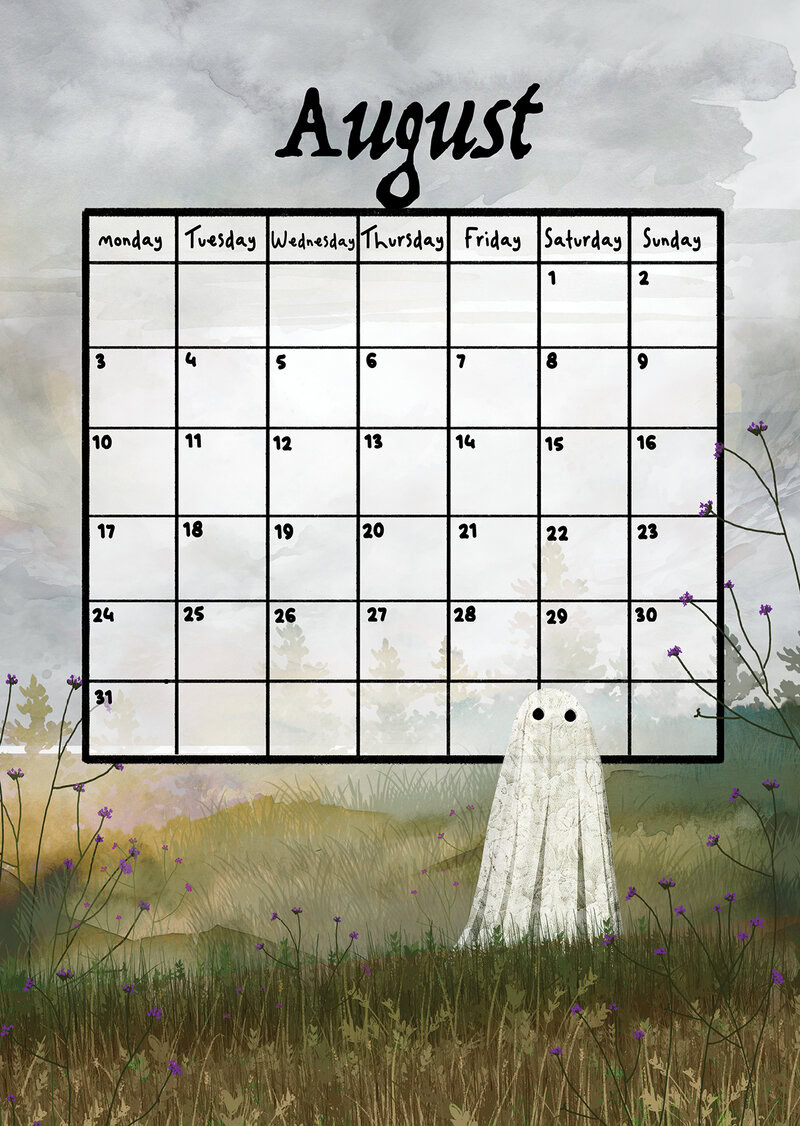Walter & the Nature Ghosts Kalender 2026 by Katherine Blower