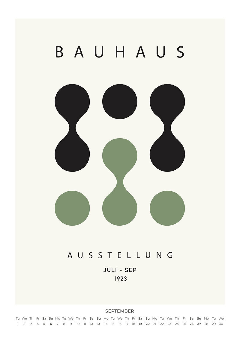 In the Spirit of Bauhaus Kalender 2026