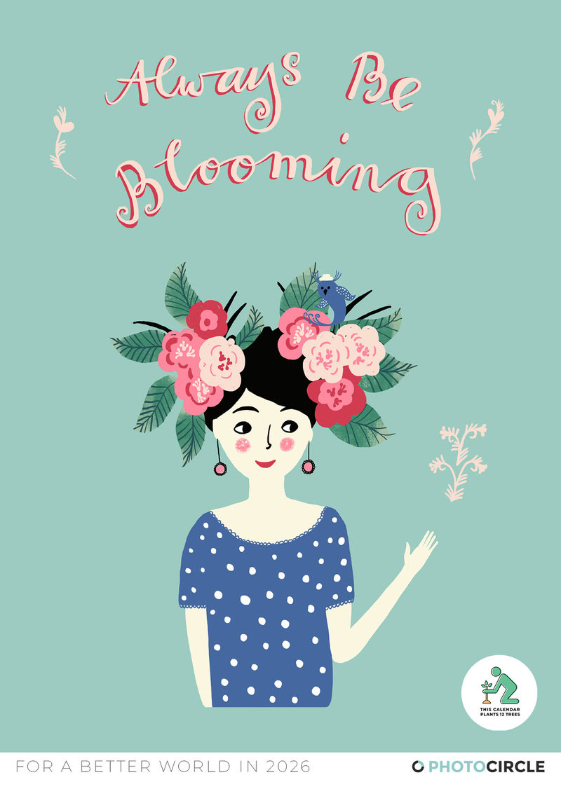 2026 Always Be Blooming Art Calendar