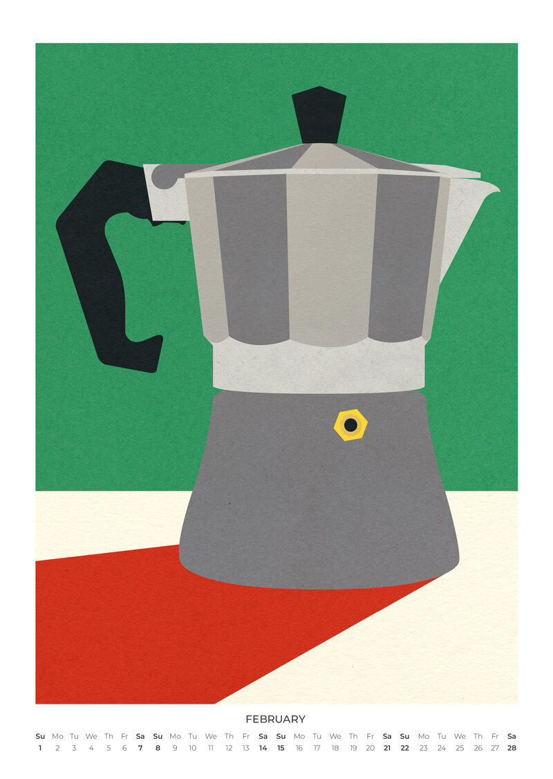 2026 Cut Out Kitchen Calendar