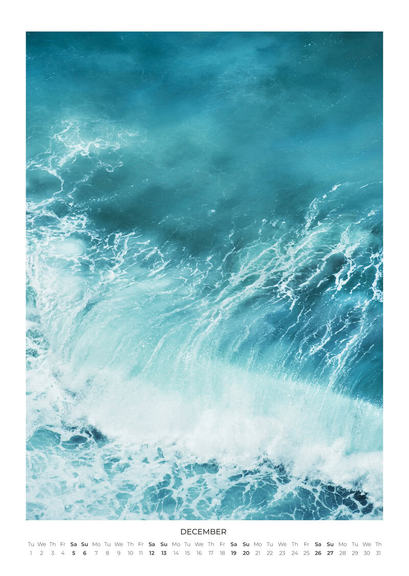 2026 Surf Moods Calendar