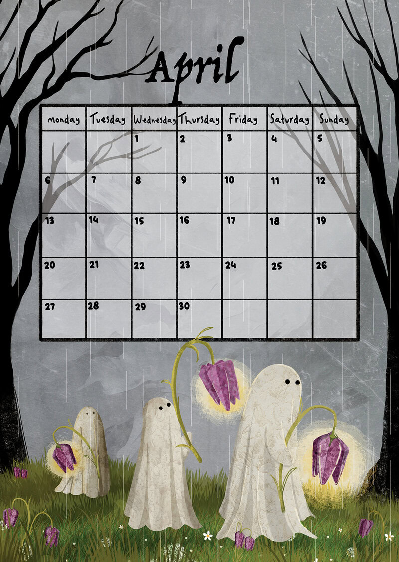 Walter & the Nature Ghosts Kalender 2026 by Katherine Blower
