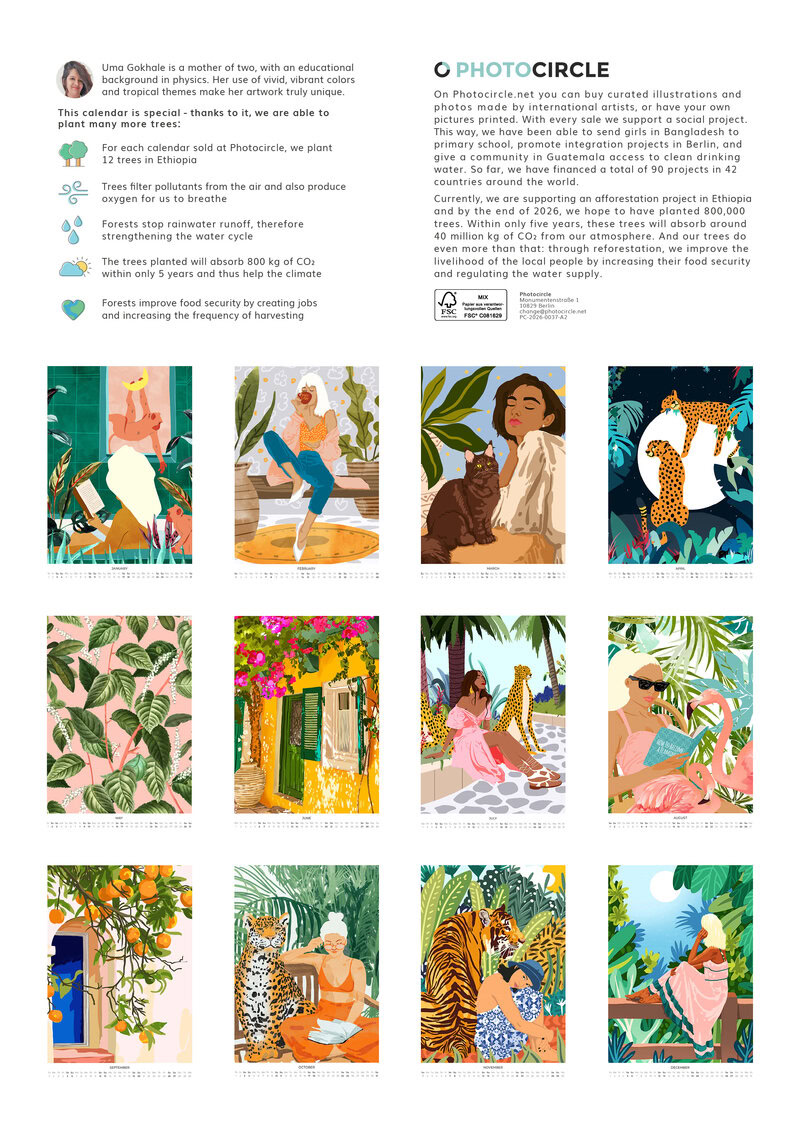 2026 Bohemia in Bloom Calendar