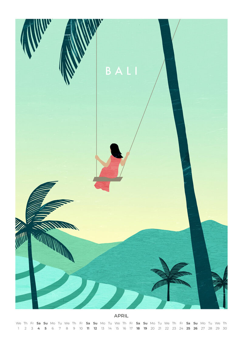 2026 Wanderlust Travel Calendar