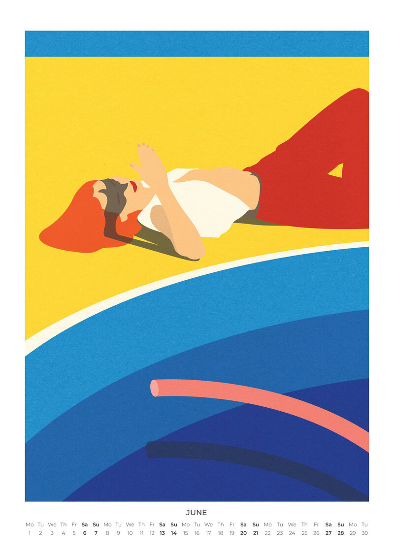 2026 Vintage Design Calendar by Rosi Feist