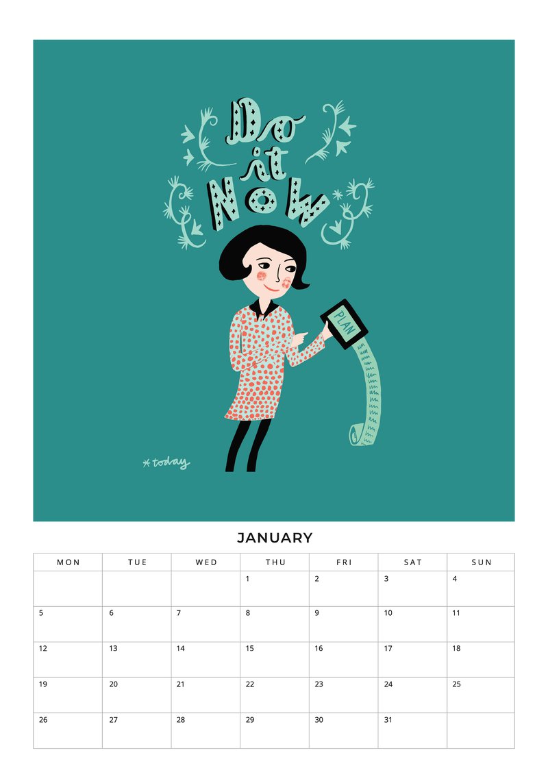 Be you own kind of beautiful calendar Planer / Kalender 2026 von Constanze Guhr