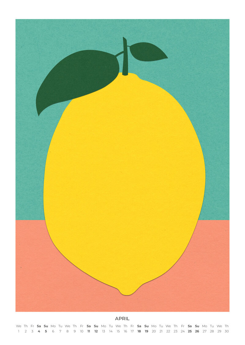 2026 Cut Out Kitchen Calendar