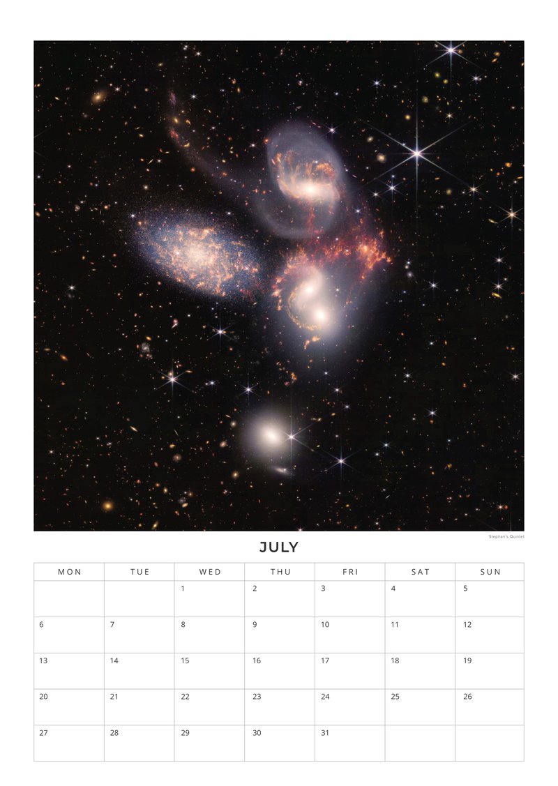2026 NASA calendar – Space Horizons